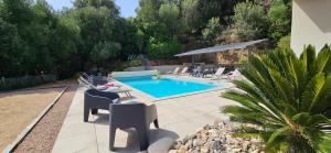 Villas Splendide villa de reve climatisee avec vue mer & montagne et sa piscine chauffee : photos des chambres