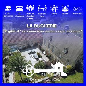 Maisons de vacances Duckerie 55pers 5 Gites SPA 15min Mer : Maison de Vacances