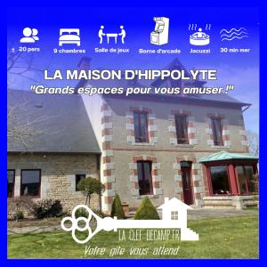 Villas Maison d'Hippolyte 20pers SPA Billard Baby-foot : photos des chambres