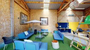 Maisons de vacances Cornillieres 35pers Spa Etang Plaine de Jeux : photos des chambres