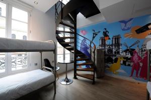 Auberges de jeunesse The 3 Ducks Eiffel Tower by Hiphophostels : photos des chambres