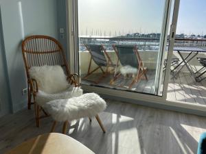 Appartements REF 048 - Appartement entierement renove pour six personnes vue mer et port Crouesty ARZON : photos des chambres
