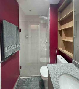 Novíssimo Studio na Frei Caneca, sacada, academia