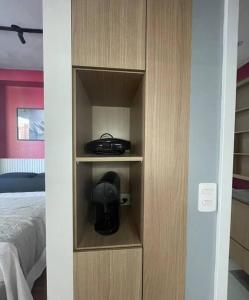 Novíssimo Studio na Frei Caneca, sacada, academia