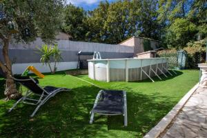 Villas Villa Hacienda piscine et terrasse : photos des chambres
