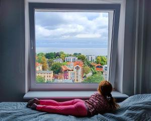 Pokoje przy plaży z widokiem na morze