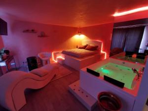 Appartements Love room jacuzzi proche Disneyland : photos des chambres