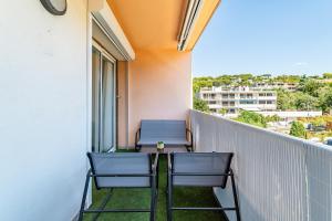 Appartements Cassis - Le Capucine, 4pers, terrasse, parking : photos des chambres