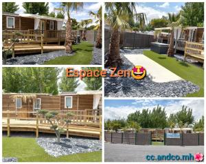 Maisons de vacances Super Mobile-Home Hibiscus climatise Top confort Camping Fun 4* : photos des chambres