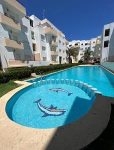Apartment dans Residence avec piscine à Achakar - Mediouna
