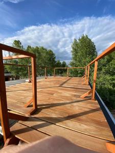 Retro house in nature