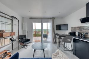 Appartements Le Bellevue - Superbe appartement avec terrasse : photos des chambres