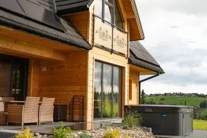 Dom z widokiem na góry i prywatnym jacuzzi w Zębie - Nowe Bystre