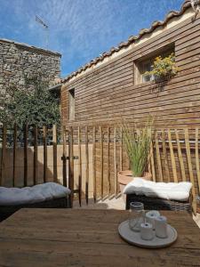 Maisons de vacances La Planque/Terrasse - entre Nimes/Pont du Gard : photos des chambres