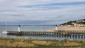 Le cocooning-studio Deauville Marina avec terrasse vue mer et plage