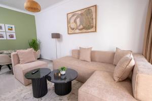 Tradition Meets Modern: 2BR Flat in Rabat Hassan