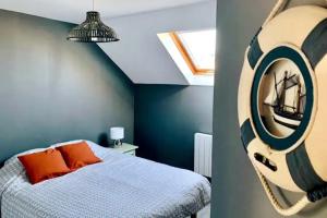 Appartements Gite Escale Oceania en Baie de Somme a Ault, 50m de la mer : photos des chambres