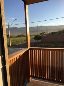 Chalé vista da serra