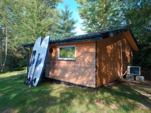 Rykowisko - domki całoroczne nad jeziorem i rzeką