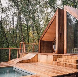 Villas Casa Slow avec sa piscine chauffee au bord du lac : photos des chambres