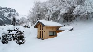 Chalets Chalet*** au pied d'une prairie face a la montagne : photos des chambres