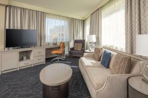 Two Room King Suite with Sofa Bed room in DoubleTree by Hilton Downtown Nashville