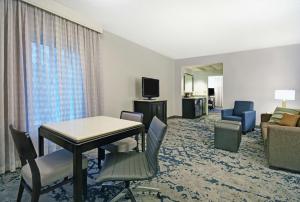 King Corner Suite with City View - Non-Smoking room in Embassy Suites Charleston