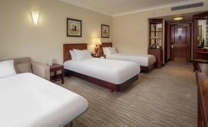 Family Twin Room with Sofa Bed room in Hilton East Midlands Airport