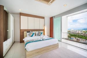 patong villa2：四卧泳池别墅两个海景房近班赞酒吧街