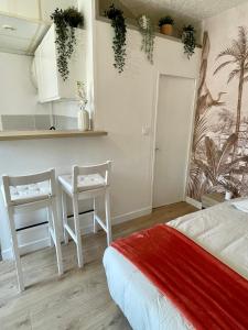 Appartements L’evasion - Studio cosy en centre ville : photos des chambres