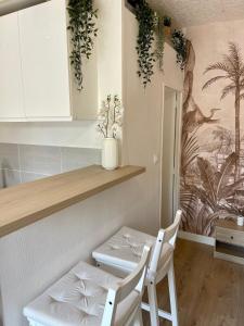 Appartements L’evasion - Studio cosy en centre ville : photos des chambres