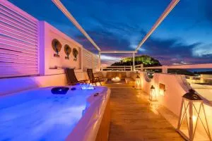 Lindos Allure Villa with Jacuzzi and Acropolis view!!! - 林都斯