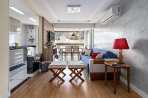 Cobertura com jacuzzi e churrasqueira no Centro