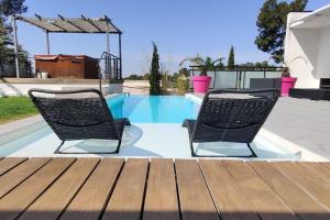 Appartements Grand studio avec acces piscine spa et garage : photos des chambres