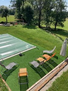 Maisons de vacances Gite d'Haut Bagnac avec piscine : photos des chambres