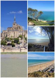 Campings Location Mobil home 4/6 personnes camping avec piscine 1,5km de la plage Saint-Pair-sur-Mer en Basse Normandie (Sud manche) 35km du Mont saint-Michel : photos des chambres