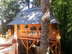 Maisons de vacances Luxueuse et tres insolite cabane perchee ! : photos des chambres
