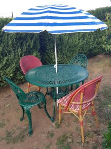 Sejours chez l'habitant agreable pavillon chez l'habitant deux chambres , un lit de 140 cm et un lit de 120 cm : photos des chambres