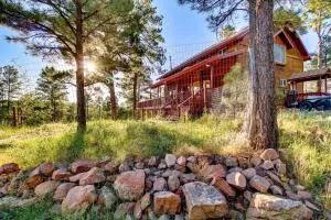 Dreamy Deck Show Low Cabin on Over 2 Acres! - Overgaard