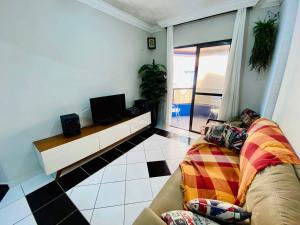 Cobertura Piscina Privativa frente e Vista Mar Centro Mongaguá