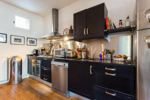 Rooftop garden in Paris
