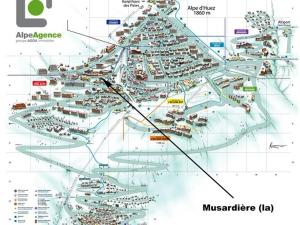 Charmant studio 4 pers avec balcon, parking et accès pistes - Alpe dHuez - FR-1-405-134