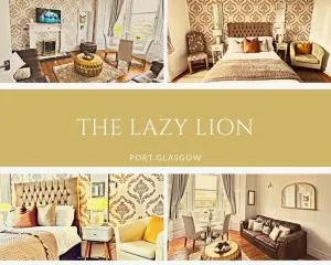 THE LAZY LION - Spacious 2 Bedroom - Town Centre Holiday Home Apartment - Порт-Глазго