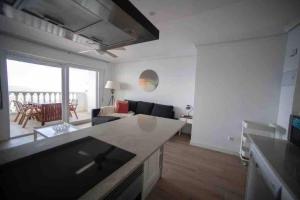 Renovated apartment in La Manga with great sunset