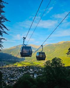 Appartements La Marmotaine, T2 bis, Parking prive, Balcon vue montagne : Appartement 2 Chambres