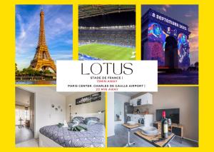 Appartements LE LOTUS - Self Checkin - 20min from Paris - Free Parking around : photos des chambres