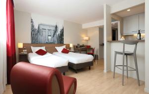 Appart'hotels Aparthotel Adagio Geneve Saint Genis Pouilly : photos des chambres