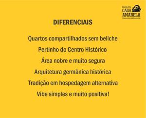 Casa Amarela Blumenau Hospedagem Alternativa