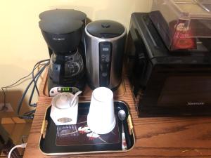 A secluded bedroom with a private full bathroom