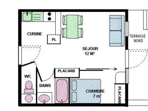 Appartement cosy 4 pers - Pied des pistes, balcon et wifi gratuit - FR-1-508-193